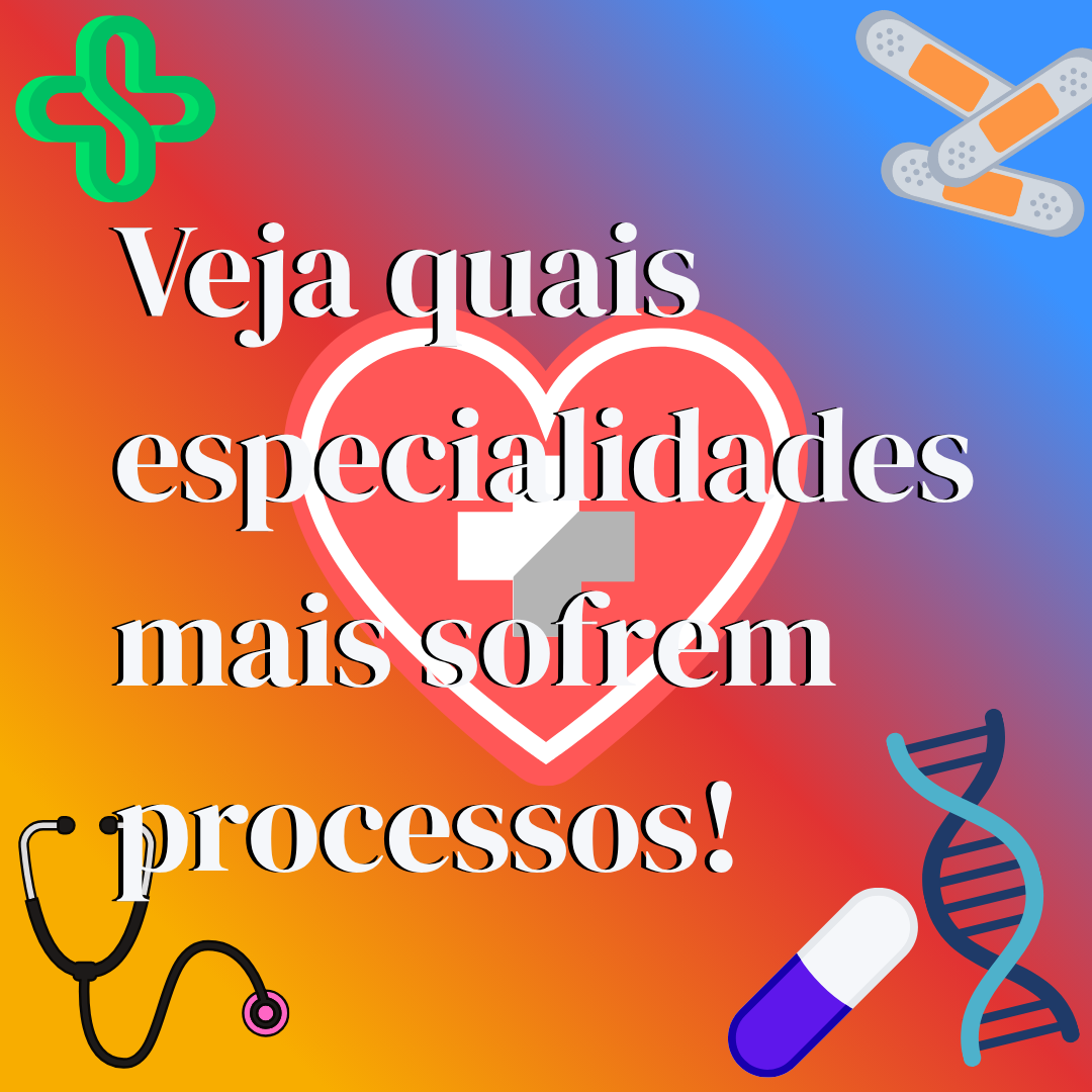 Leia mais sobre o artigo Processos judiciais contra médicos: especialidades mais afetadas